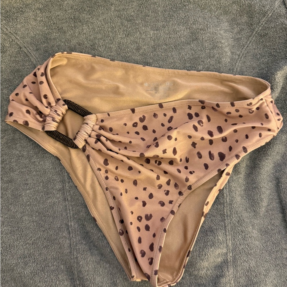 Revel rey cheetah high waist -Gwen bikini bottom, (small)